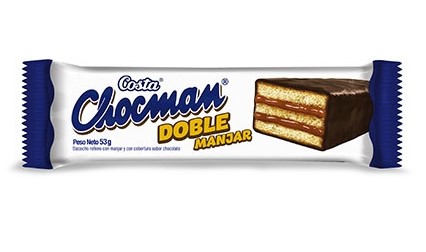 CHOCMAN DOBLE MANJAR x 53 g