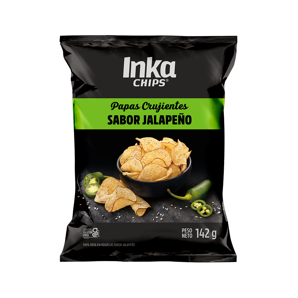 INKA CHIPS - JALAPEÑO x 142g