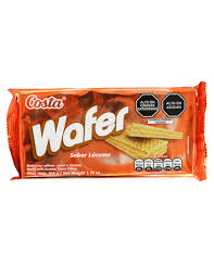 GALLETA WAFER SABOR A LUCUMA x 105 g