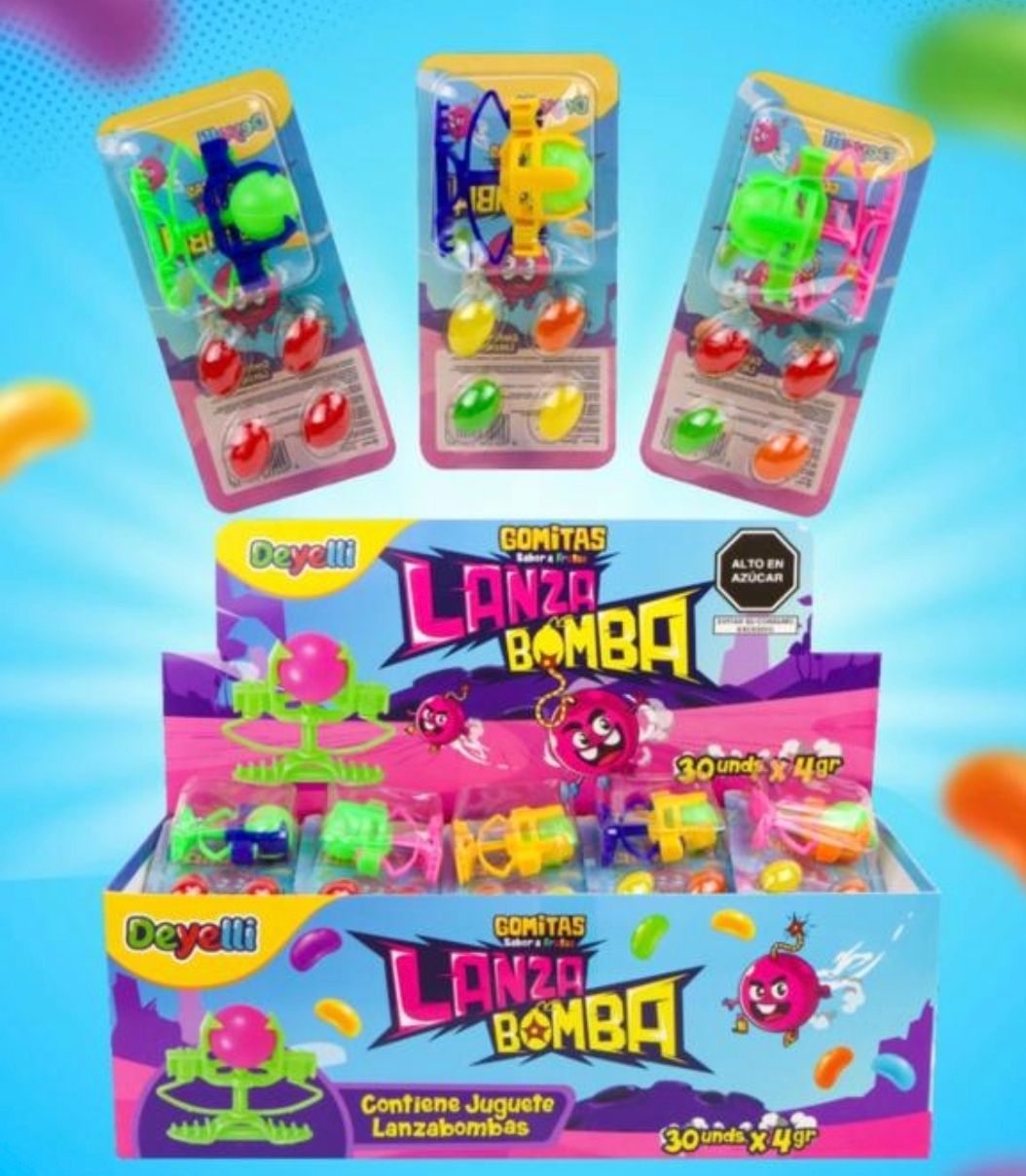 DEYELLI GOMITAS LANZA BOMBA 