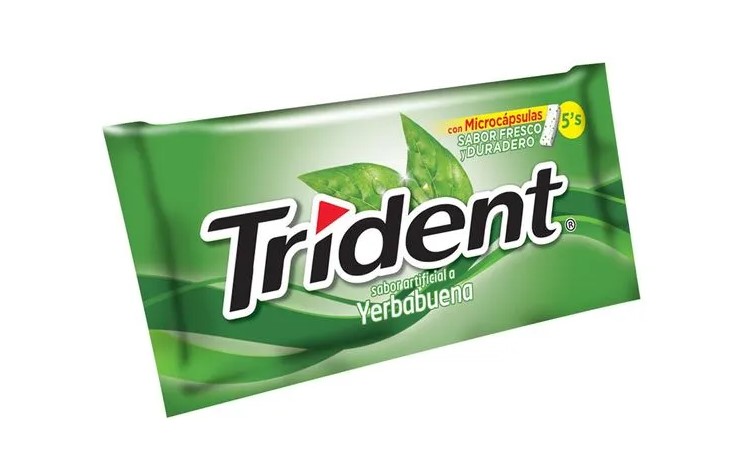 TRIDENT SABOR YERBABUENA x 8 gr
