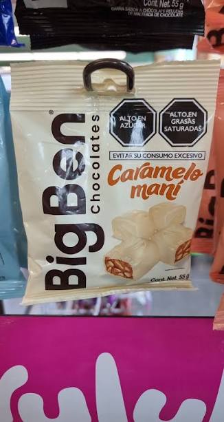 BIG BEN CARAMELO BLANCO ( MANI ) x 55 g