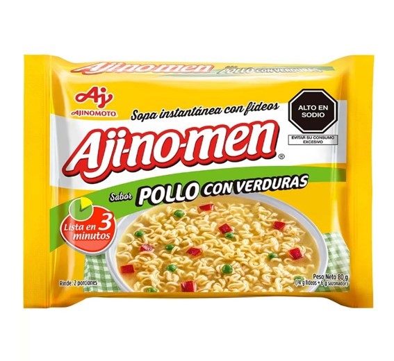 AJI NO MEN SOPA POLLO CON VERDURAS