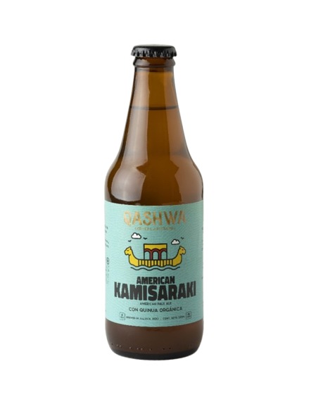 CERVEZA ARTESANAL QASHWA AMERICAN KAMISARAKI 330 ML