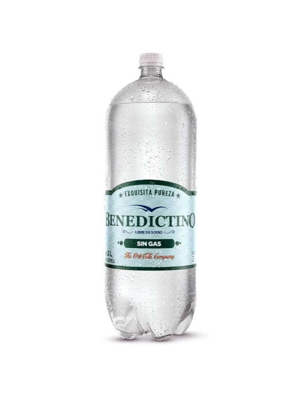 AGUA BENEDICTINO SIN GAS 3L