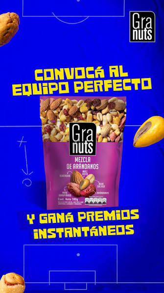 GRANUTS ARANDANOS x 160g
