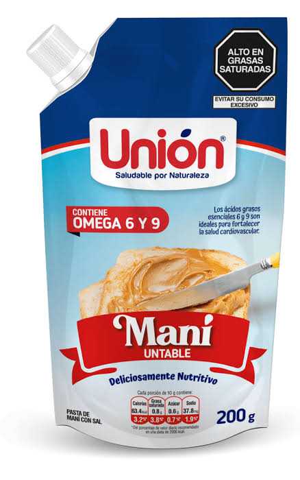 MANTEQUILLA DE MANI SACHET x 200g