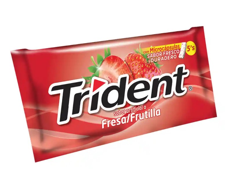 TRIDENT SABOR FRESA FRUTILLA x 8 gr