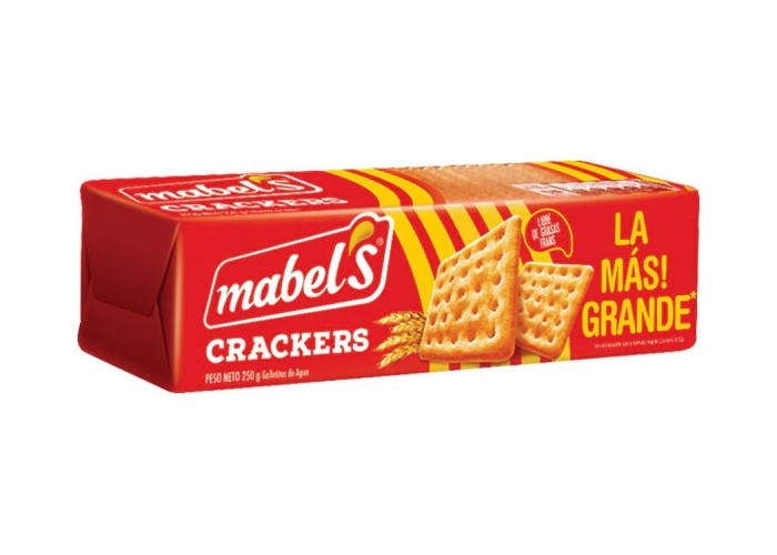 GALLETA DE AGUA CRACKERS MABELS x 250 g