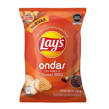 ONDAS CON SABOR A SWEET BBQ  x37g 