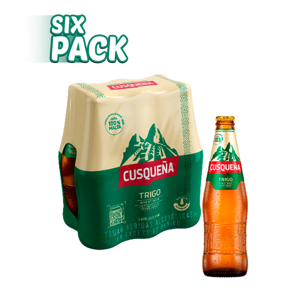 CERVEZA CUSQUEÑA TRIGO SIX PACK 310ml