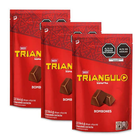 CHOCOLATE TRIANGULO BOMBONES x 136 g