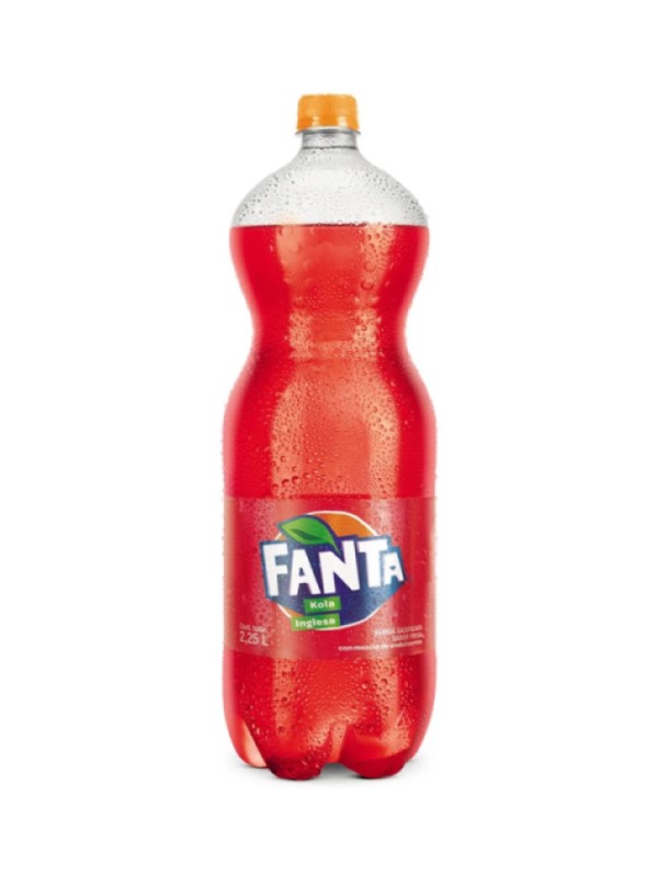 FANTA KOLA INGLESA SABOR FRESA X 2.25 Lts