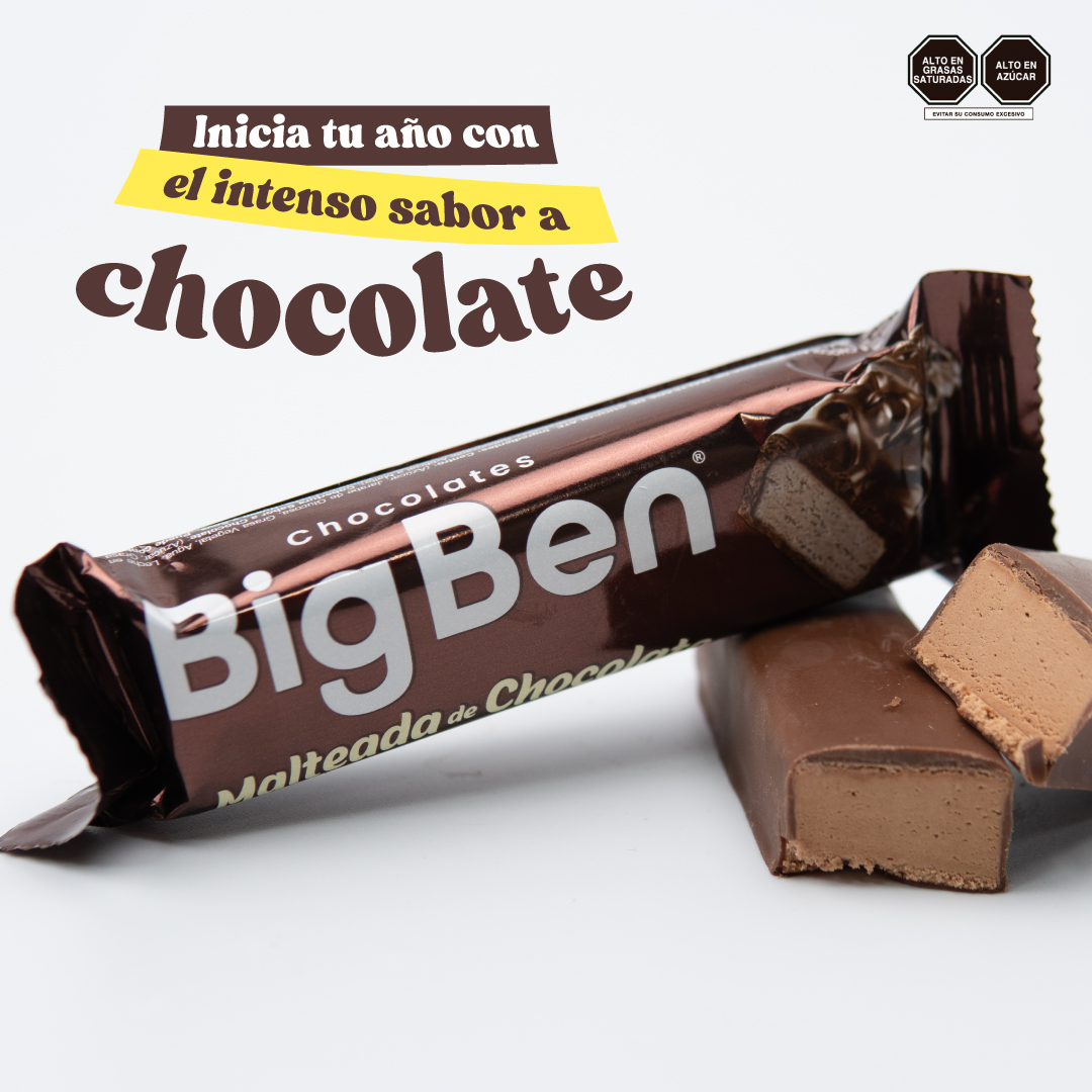 BIG BEN MALTEADA  DE CHICOLATE x 40 gr