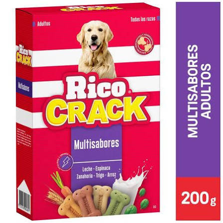 RICO CRACK ADULTOS MULTISABORES x 200 gr