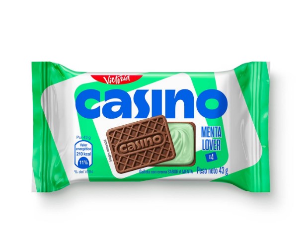 GALLETAS CASINO SABOR A MENTA x 43 gr