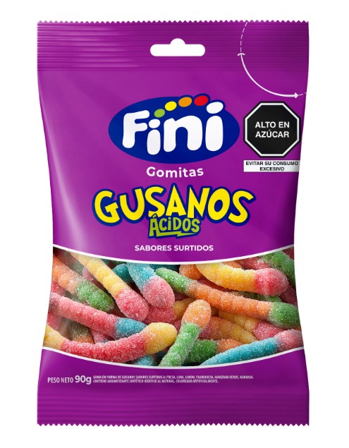 TRULULU GOMITAS GUSANOS ACIDOS 80g