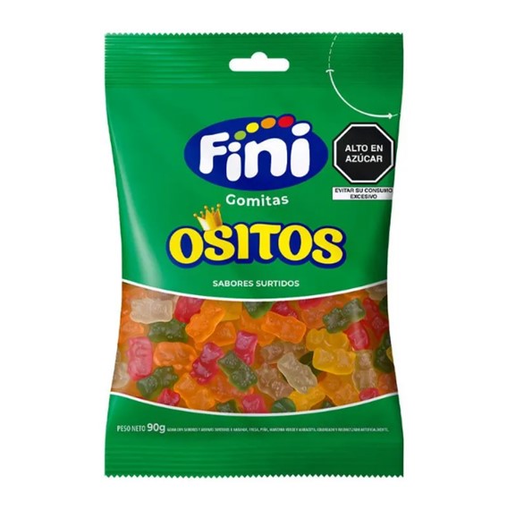 GOMITAS OSITOS SABORES SURTIDOS x 90 g