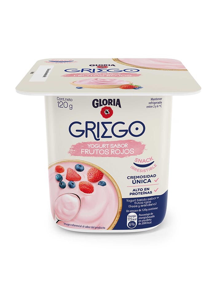 YOGURT GRIEGO FRUTOS ROJOS x 120 g