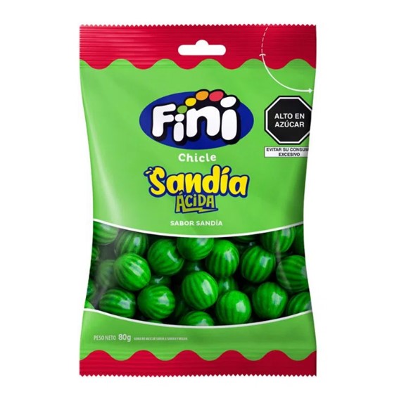 CHICLE SANDIA ACIDA  x 90 gr