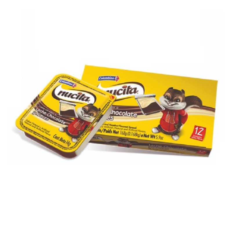CREMA CON AVELLANAS NUCITA  x 8g
