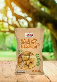 GALLETAS INTEGRALES CON SABOR A NARANJA x 42g