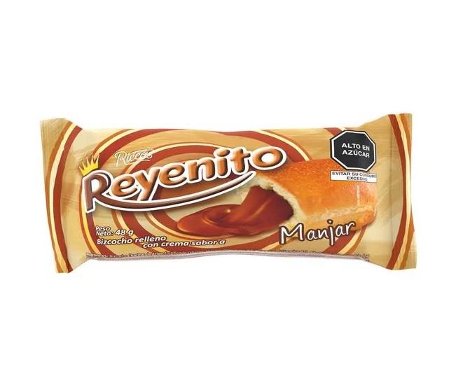 BIZCOCHO RELLENO CON CREMA x 48 g