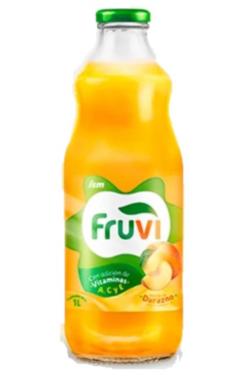 FRUVI DE DURAZNO x 1 L