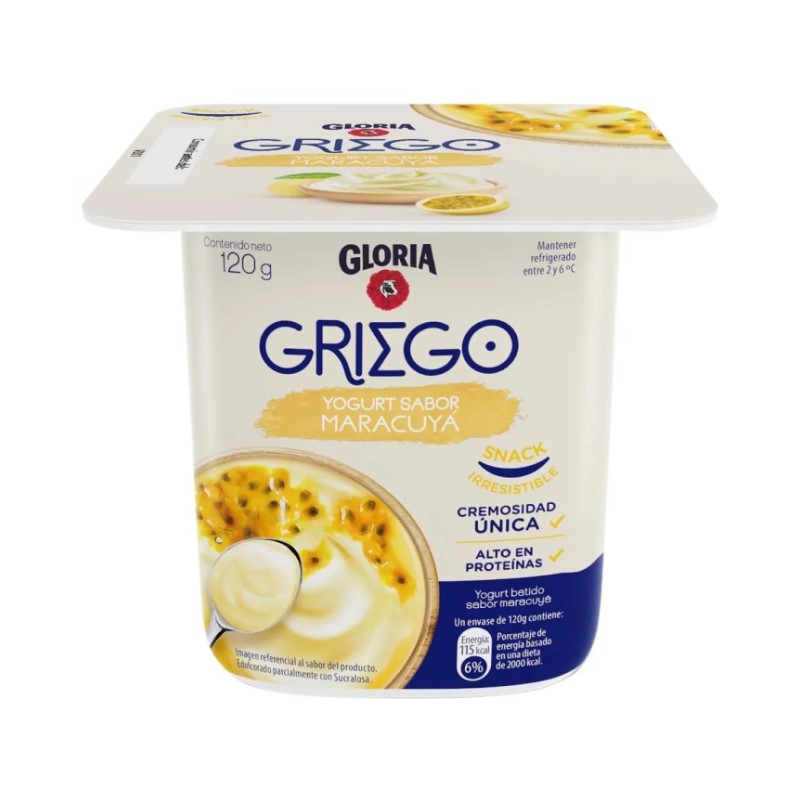 YOGURT GRIEGO SABOR MARACUYA x 120 g