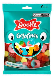 DOCILES GELATINES MIX DIVERTIDO x 80 g 