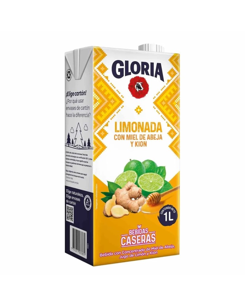 GLORIA BEBIDA LIMONADA x 1 ltro.