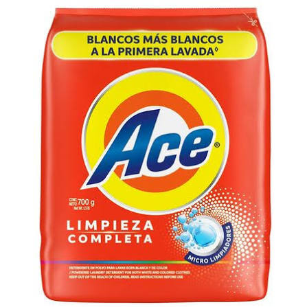 DETERGENTE ACE LIMPIEZA COMPLETA  x 700 g