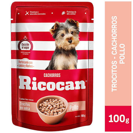 RICOCAN POLLO CACHORROS x 100G