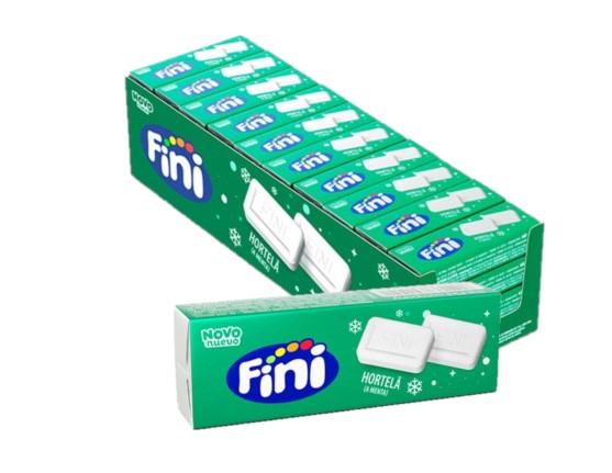 FINI PASTILLAS HORTELA  A MENTA (VERDE) x 14G