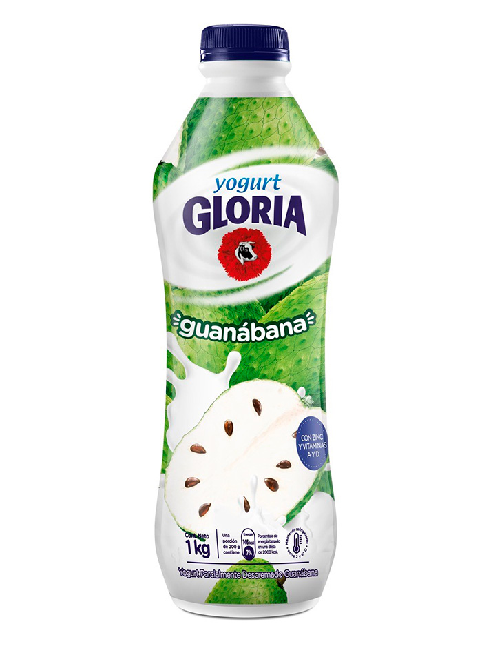 YOGURT GLORIA SABOR GUANABANA x 1KG