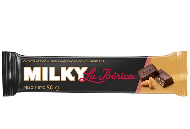 CHOCOLATE  MILKY CON ALMENDRAS x 50 g