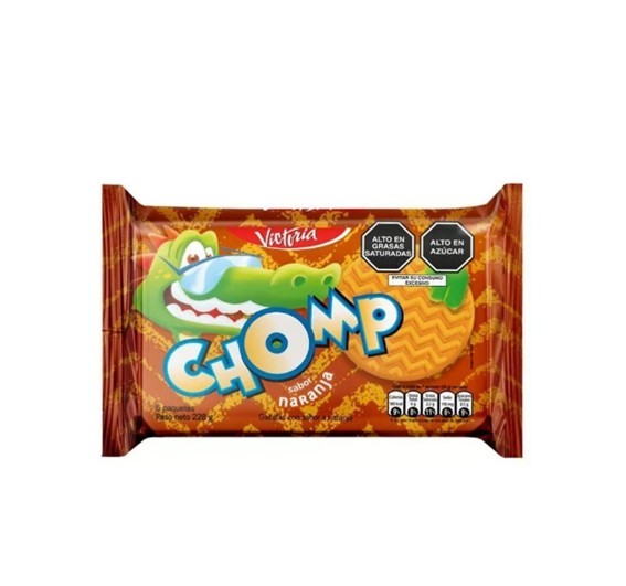 GALLETAS CHOMP SABOR NARANJA x 38 gr