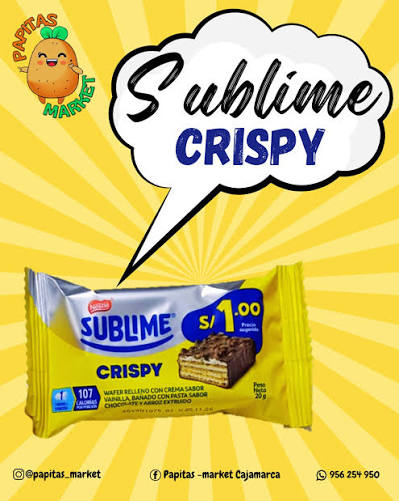 SUBLIME  CRISPY x 20 gr 